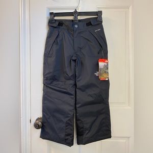 North Face kids snow pants, size XS 6 NWT